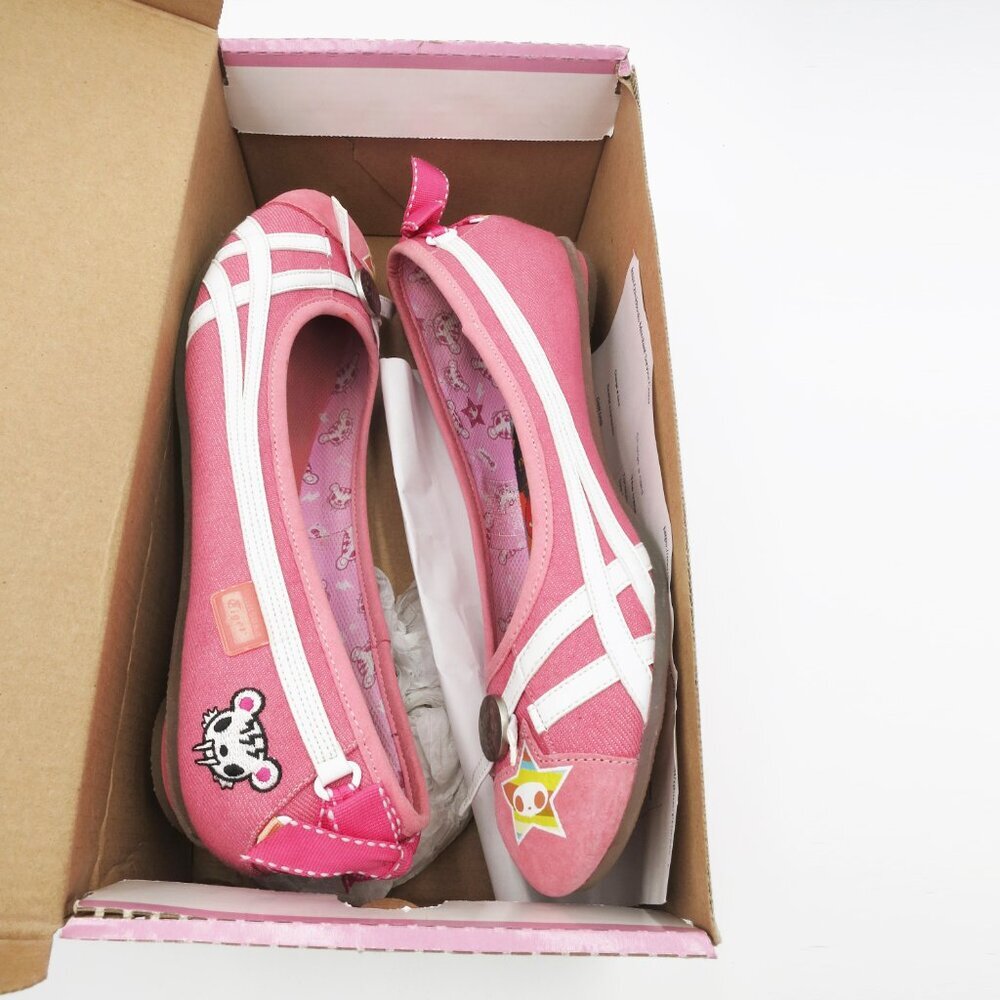 RARE NEW Tokidoki x ASICS Onitsuka Tiger Lunetta Flats Pink EU 40 US 8.5 BNIB - Picture 12 of 14